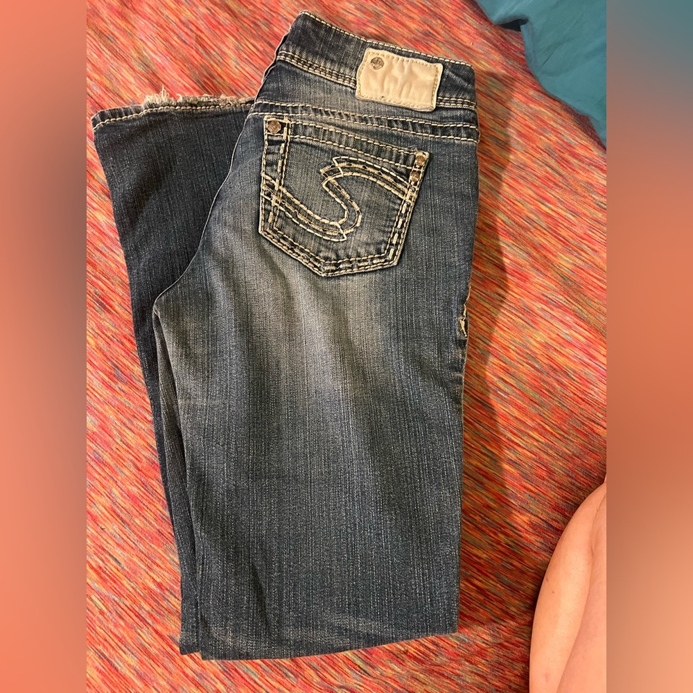 Silver Jeans Dark Blue Boot Cut Denim